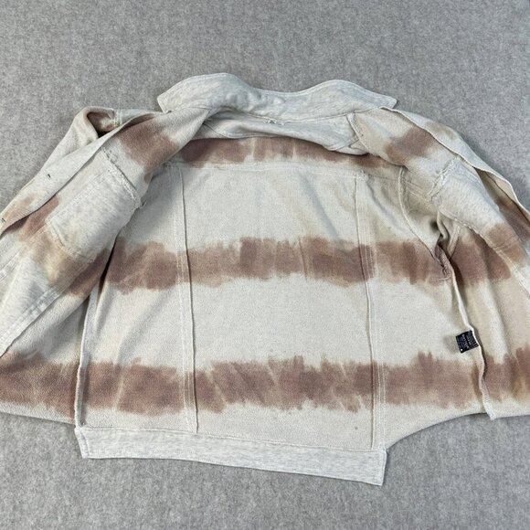 Women’s Anthropologie POL Tie Dye Jacket Bohemian Raw Edges Size M Distressed - Picture 13 of 13